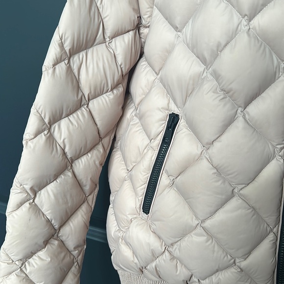 Girls Soai & Kyo Short Pink Down Quilted Coat - Picture 3 of 6